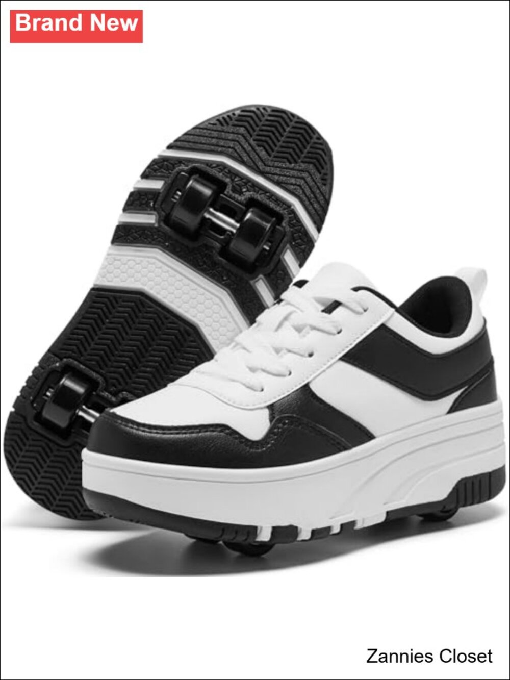 โจ Kids Detachable Wheeled Roller Skate Shoes โ 4-Wheel Fashion Sneakers